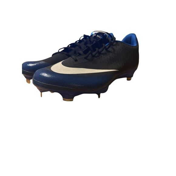 Nike Lunar Vapor Ultrafly Elite 2 Baseball Cleats AO7946-005 Black/Blue Size  14 - Picture 1 of 7